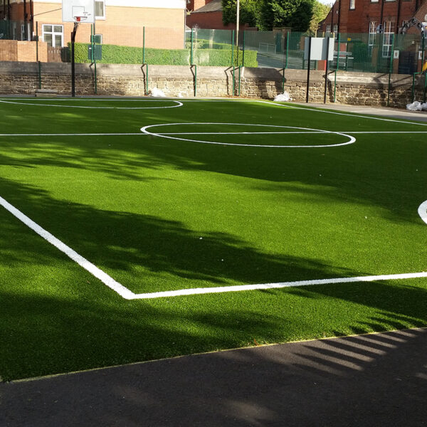LazyLawn artificial grass as a football pitch